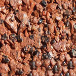 Тротуарная плитка Классико фактура стоунмикс, 1КО.4 цвет красный