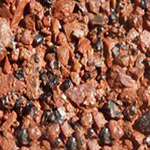 Тротуарная плитка Урико фактура стоунмикс, 1УР.4 цвет красный